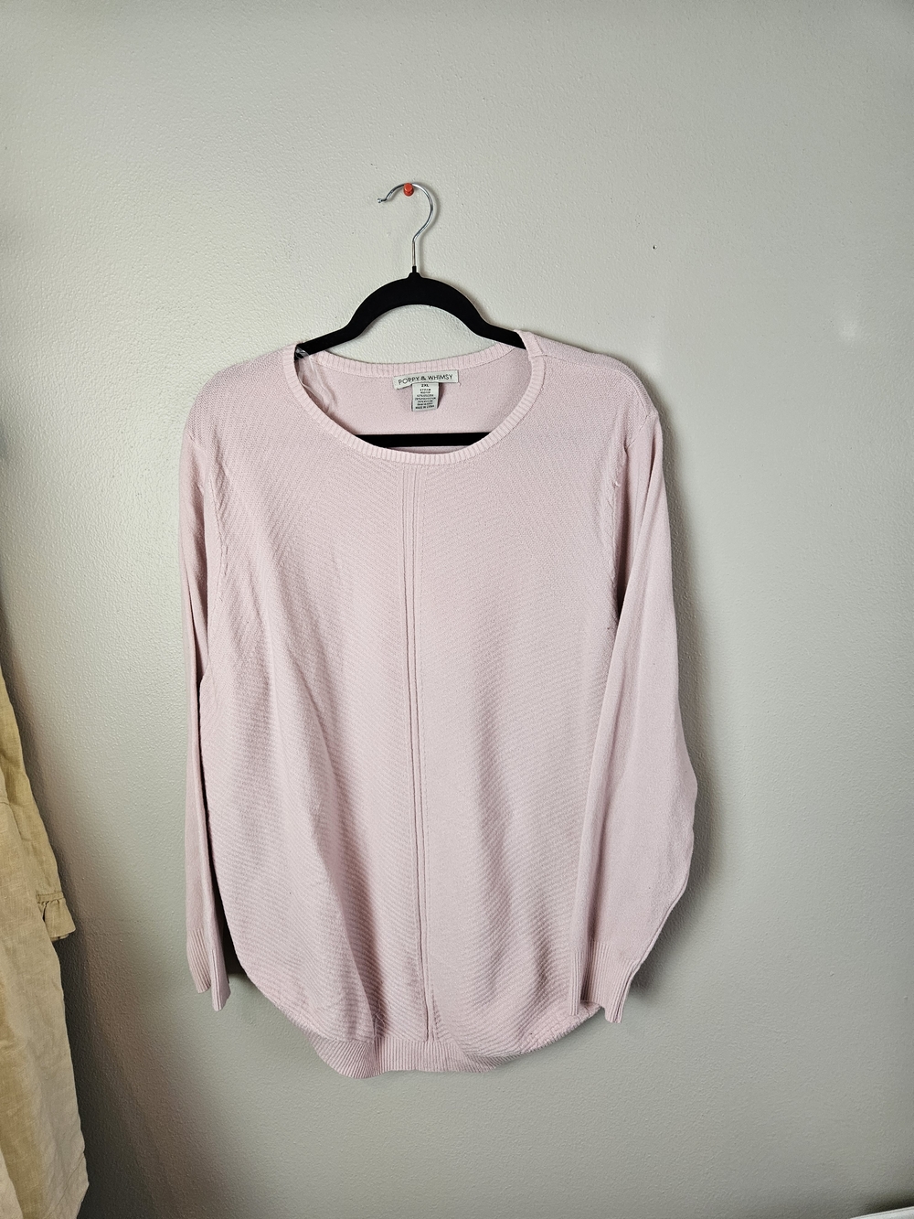 Poppy & Whimsy Dusty Pink Crewneck Sweater